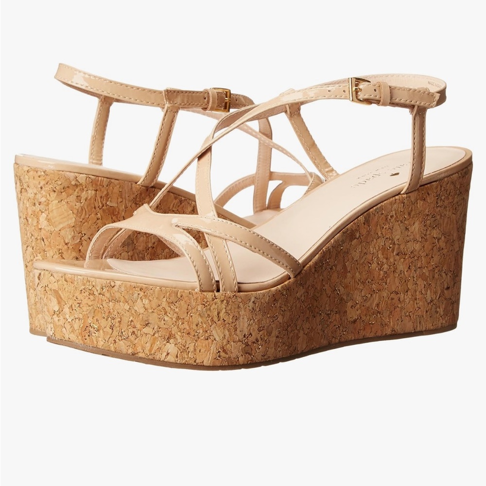 kate spade new york Talanse Wedge Sandal size 7M Tan